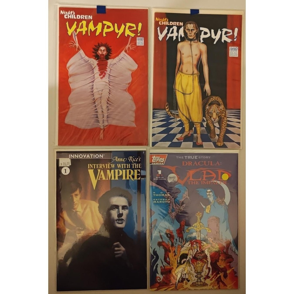 Dracula 1 Interview With‎ Vampire #1 Night's Children 1-2 Horror 4x Comic Lot